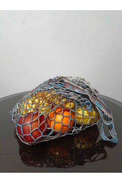 Global-Store Machine Mesh Shopping Market Net 5-10kg Cotton Bag Mesh Bag Round Carrying Net