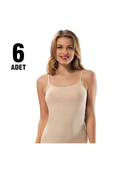 Tutku Γυναικείο εσώρουχο White Cotton Rib - Πακέτο 6