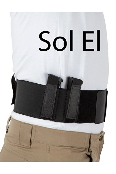 Polis Sepeti Korse Tabanca Kılıfı-çift Şarjörlüklü Ve Kelepçe Kılıflı-siyah-s...