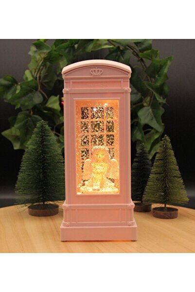 HEDİYEBİZİZ Premium Melek Kar Küresi Kar Motorlu, Işıklı Ve Müzikli Mega Boy