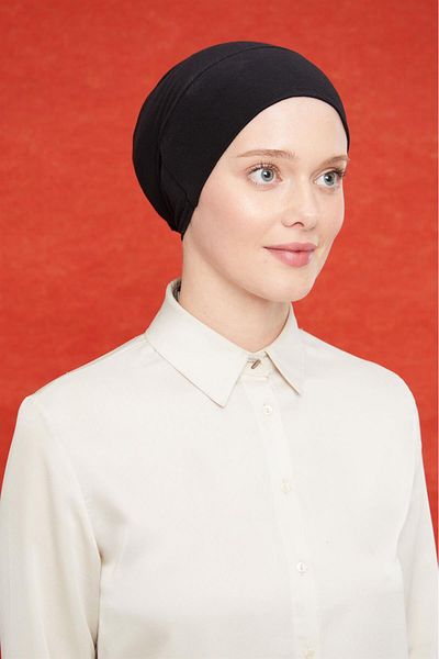 LAVENDER Non-Slip Bonnet - Black