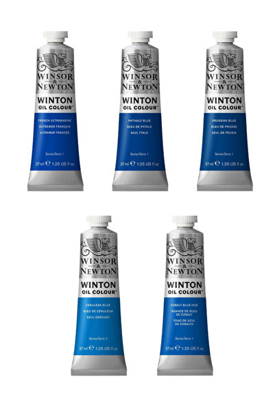 ÜSKÜDAR SANAT Winsor&Newton Yağlı Boya Seti 5'li Yağlı Boya Set Yağlı Boya Ba...