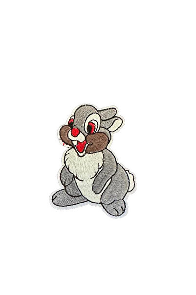 X-SHOP SEVİMLİ TAVŞAN RABBIT BADGE PATCHES ARMA YAMA PEÇ KOT YAMASI