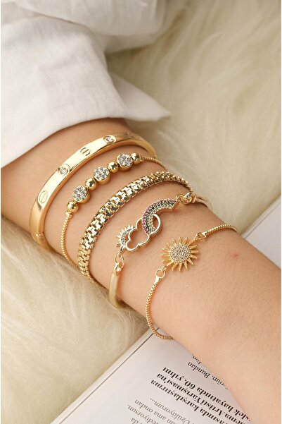 Jack Ferrero Kadın Kombin Bileklik Seti