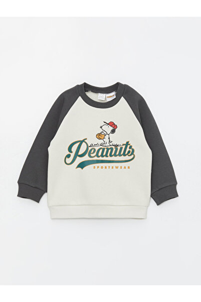 LC Waikiki Chlapecká mikina s dlouhým rukávem a potiskem Crew Neck Snoopy