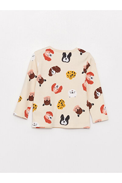 LC Waikiki Bisiklet Yaka Baskılı Erkek Bebek Pijama Takım