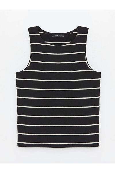 LC Waikiki Striped Crew Neck Women's Tank Top
