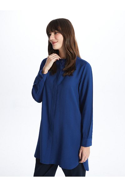 LC Waikiki Magnificent Collar Plain Long Sleeve Women's Tunic