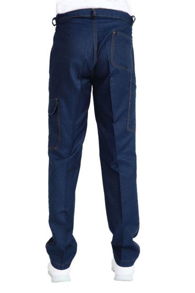 Şensel Summer Denim Work Pants, Navy Blue, -82E545-