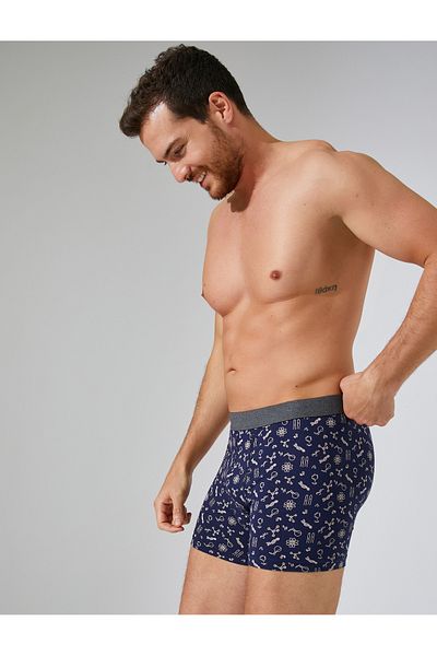 Koton Σετ 3 Βαμβακερά Basic Boxers