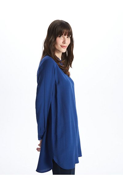 LC Waikiki Magnificent Collar Plain Long Sleeve Women's Tunic