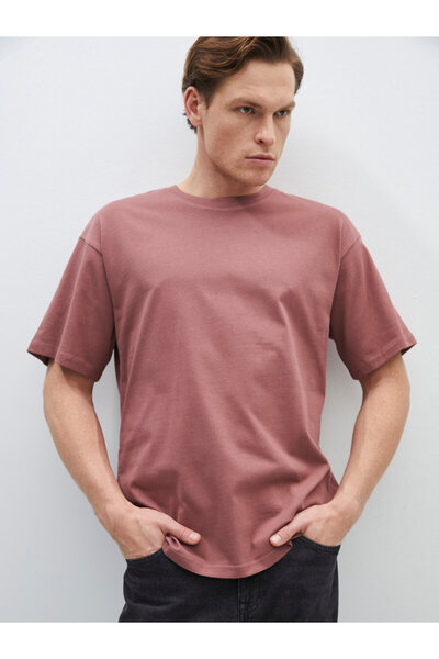 LC Waikiki Ανδρικό T-shirt με λαιμόκοψη με κοντό μανίκι