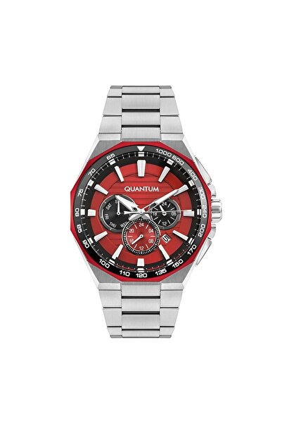 Quantum Silver Men's Wristwatch Waterproof Stainless Steel