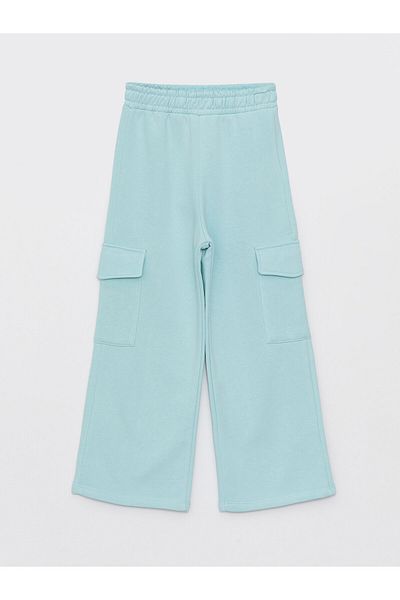 LC Waikiki Dívčí cargo tepláky Basic s elastickým pasem