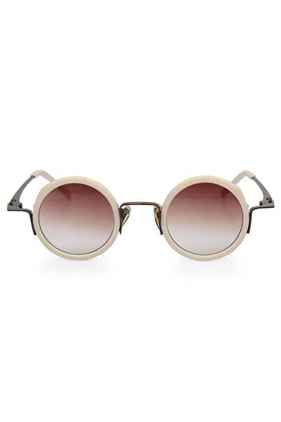 Angel Eyes Beige Framed Women's Sunglasses with Brown Lenses Ae2208c6