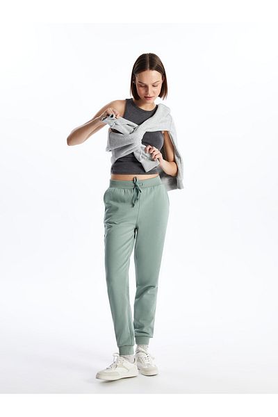 LC Waikiki Γυναικείο Jogger Sweatpants - Straight Cut με ελαστική μέση