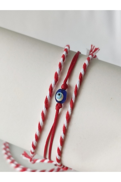 HANIMKIZ Martrenicka Evil Eye Beaded Lucky Bracelet Gift