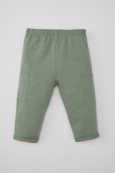 DeFacto Baby Boy Safari Printed Long Sleeve Sweatshirt Sweatpants Set of 2 B9645a524sp