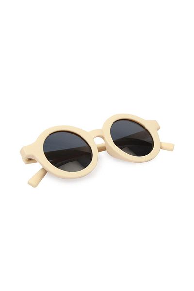 Angel Eyes Children's Sunglasses Cream Frame Black Glass