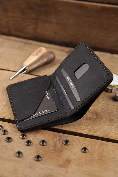 New Coast Leather 1900's Ανδρικό Πορτοφόλι - Γνήσιο Δέρμα, Χειροποίητο