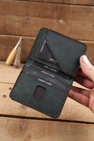 New Coast Leather 1900's Ανδρικό Πορτοφόλι - Γνήσιο Δέρμα, Χειροποίητο