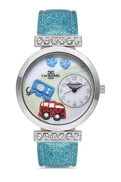 cacharel classic ساعة يد موديل Cc للفتيات الصغيرات للعطلات