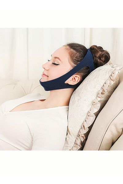 Arnee Snoring Band Anti-Snoring Nose Band Nose Band Head Chin Belt for Not Snore