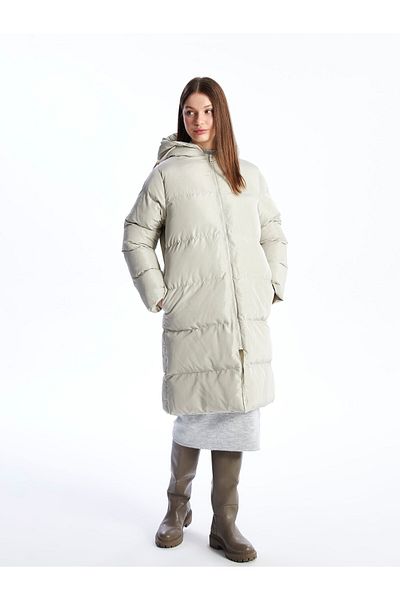 LC Waikiki Women's Puffer Hooded Coat