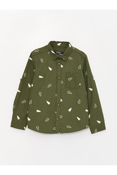 LC Waikiki Košulja za dečake sa dugim rukavima i uzorkom