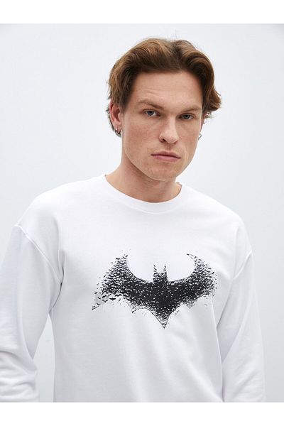 LC Waikiki Ανδρικό φούτερ με μακρυμάνικη λαιμόκοψη Batman