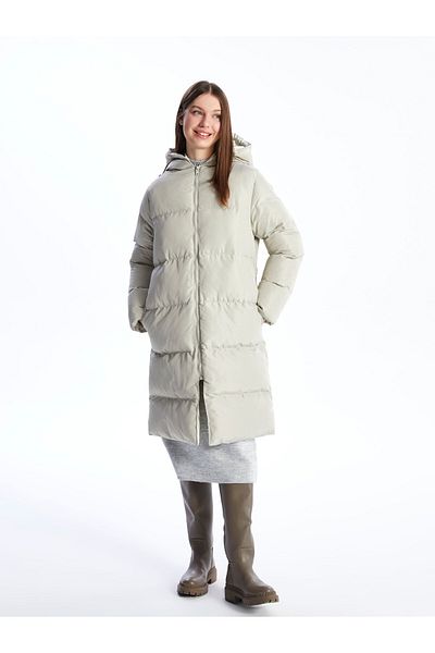LC Waikiki Women's Puffer Hooded Coat