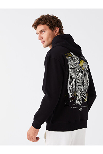 LC Waikiki Pánská mikina s dlouhým rukávem s potiskem