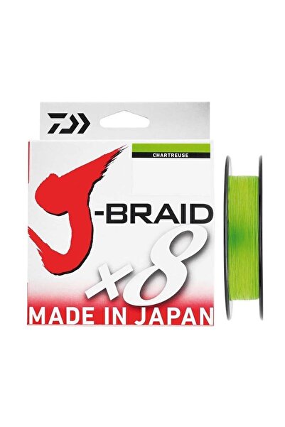 daiwa Jbraid 8b Chartreuse 150 Mt Spin Lrf Ip Misina ( Makas Hediyeli)