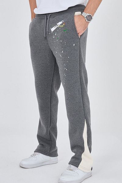 Ghetto off limits Pantaloni de sport unisex antracit Splatter Paint