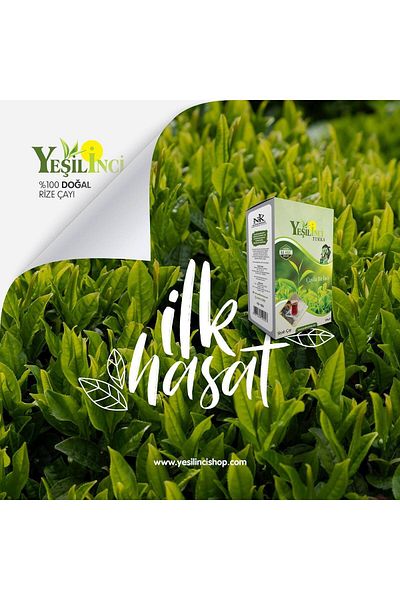YEŞİLİNCİ ÇAY Green Pearl Turk 500 g X 10 Pieces