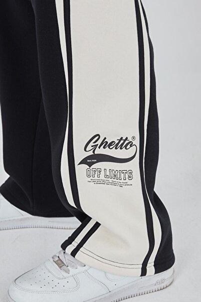 Ghetto off limits Groovy Lines Unisex Navy Blue Sweatpants