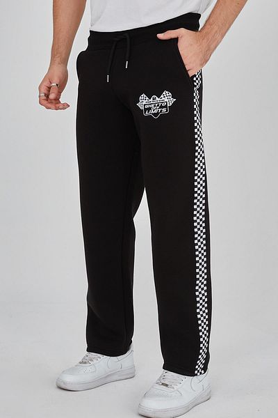 Ghetto off limits Pantaloni de trening negri Street Racin Gang