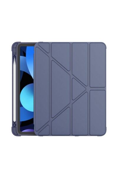 MOBAX Apple Ipad Air 1 9.7" Uyumlu Kılıf Kalem Bölmeli Trifolding Silikon A14...