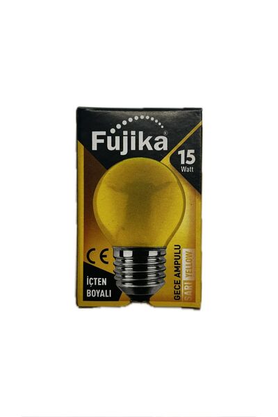 SİHİRLİ AYAKLAR FUJİKA 15WATT İÇTEN BOYALI GECE AMPUL SARI RENK