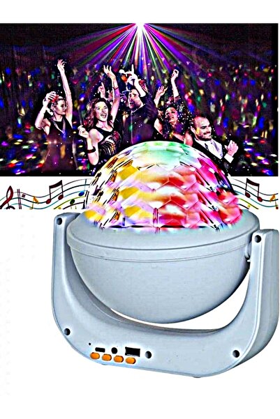 gaman Sihirli Disko Topu RGB Sese Duyarlı Müzik Çalar Karaoke Mikrofonlu Kumandalı 2024 Eğlence Topu