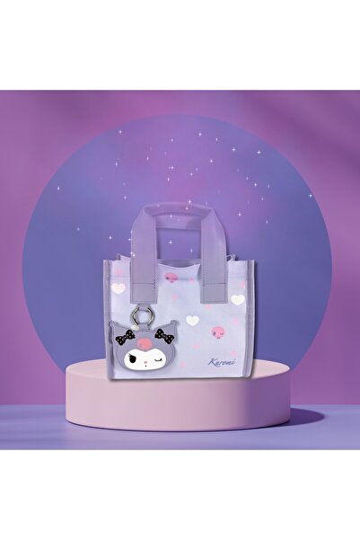 Miniso Sanrio Lisanslı Kare Yiyecek Çantası - Kuromi