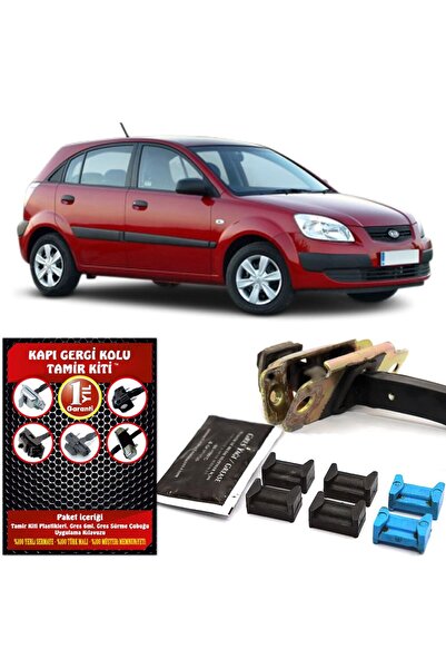 BARRER Kia Rio Kapı Gergi Kolu Limitör Uyumlu Tamir Kiti 2 Kapı Set 2005-2011