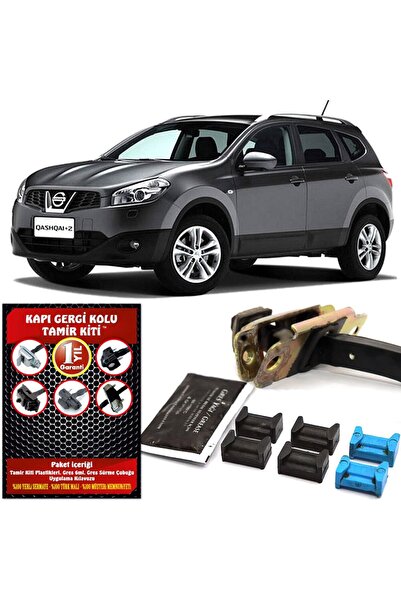 BARRER Nissan Qashqai + (1) J10 Kapı Gergi Kolu (limitör) Tamir Kiti (2 Kapı ...