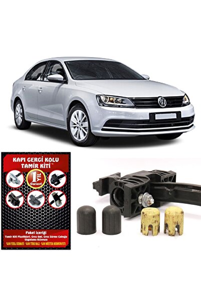 BARRER Volkswagen Jetta Kapı Gergi Kolu (limitör) Tamir Kiti (2 Kapı Set) 201...