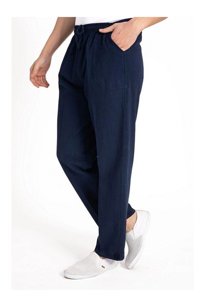 BERNEO Unisex M-XXXL size 100% Natural Hammock Linen Trousers