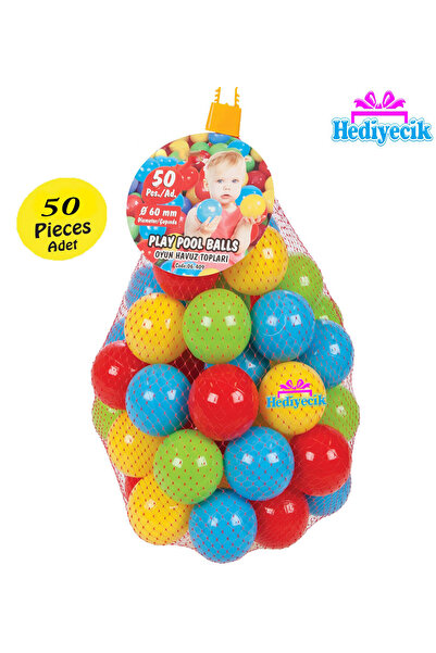 hediyecik 50'li Oyun Havuzu Ve Şişme Havuz Topu 6 Cm