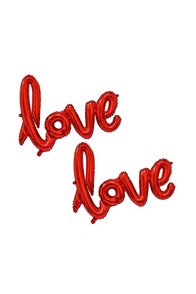 Bkmc Red Small Love Foil Balloon - 36*54cm