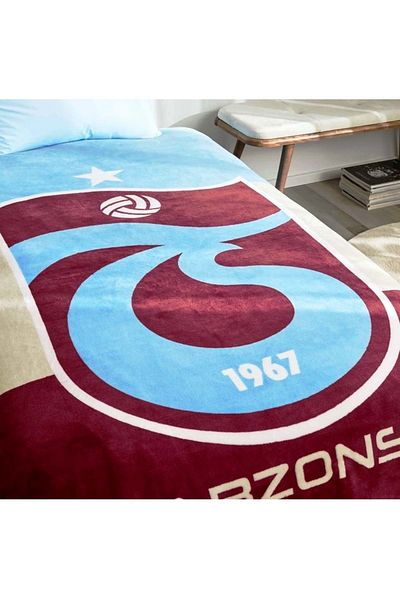 Taç /Trabzonspor Fan Licensed Single Blanket - THREE COLORS