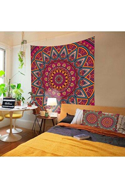 The Lucid Lab Mandala Duvar Örtüsü - 135 Cm X 135 Cm
