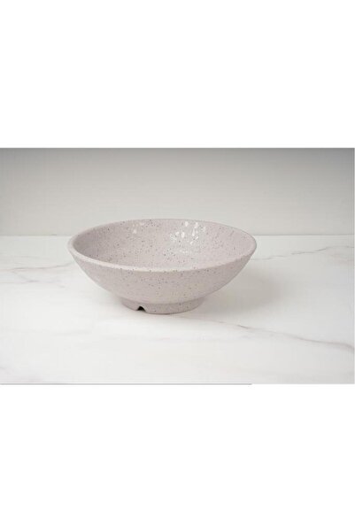 Globy Melamine Light Buffet Bowl Light Gray 23x23x8 Cm;